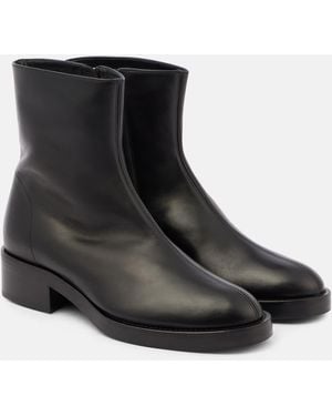 Co. Leather Ankle Boots - Black