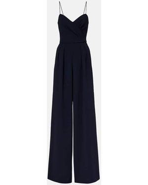 Max Mara Elegante Periodi Cady Jumpsuit - Blue