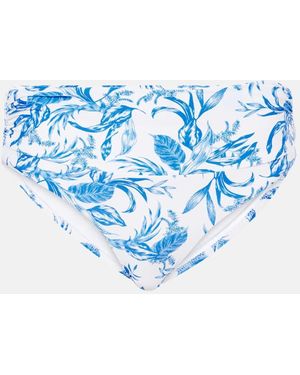 Melissa Odabash Bel Air Printed Bikini Bottom - Blue