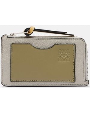 Loewe Leather Card Holder - Green