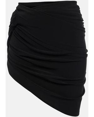 Jacquemus The Drapeado Mini Skirt - Black