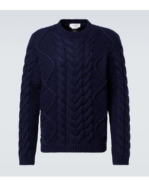 Gabriela Hearst Cable-Knit Cashmere Sweater - Blue