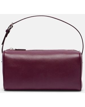 The Row 90's Mini Leather Shoulder Bag - Purple