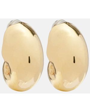 Gucci Interlocking G Clip-On Earrings - Natural