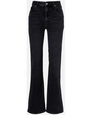 FRAME Arrow High-Rise Bootcut Jeans - Blue