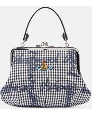 Vivienne Westwood Granny Frame Small Tote Bag - Blue