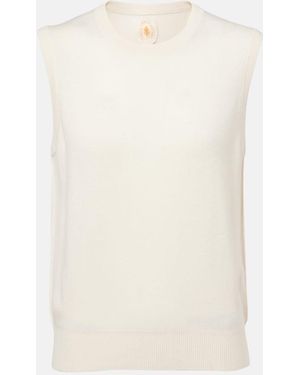 Jardin Des Orangers Wool And Cashmere Sweater Vest - White