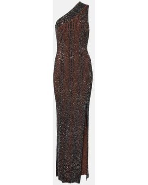 Missoni Embellished Gown - Brown