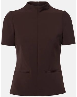 Courreges Twill Top - Brown