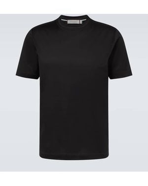 Canali Cotton Jersey T-Shirt - Black