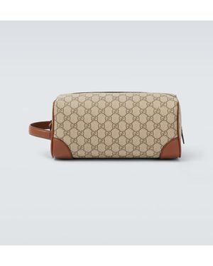 Gucci Gg Canvas Medium Vanity Bag - Natural