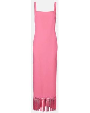 ‎Taller Marmo Palermo Fringed Maxi Dress - Pink