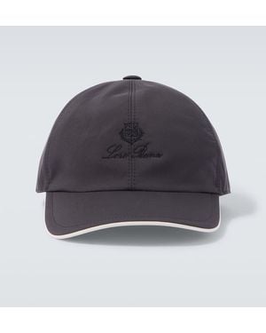 Loro Piana Logo Baseball Cap - Blue