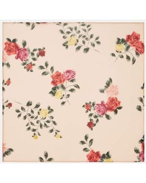 Magda Butrym Floral Silk-Blend Scarf - Pink