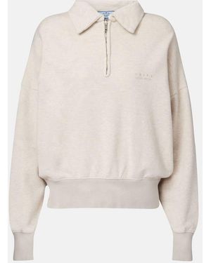 Prada Cotton Sweatshirt - Natural