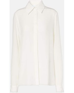 Costarellos Keltie Crepe De Chine Shirt - White