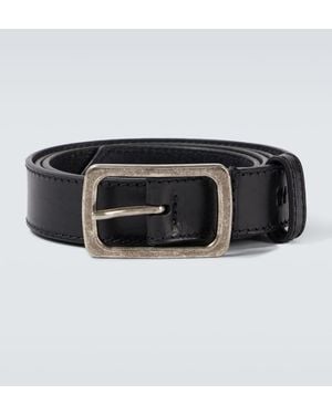 Dries Van Noten Leather Belt - Black