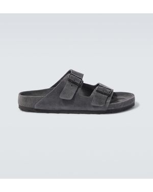 Birkenstock Arizona Suede Sandals - Black