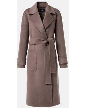 JOSEPH Arline Wool And Cashmere Coat - Brown