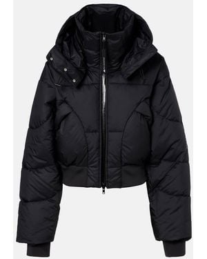 adidas By Stella McCartney Cropped Puffer Jacket - Black