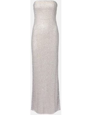 Jonathan Simkhai Xyla Sequined Gown - White
