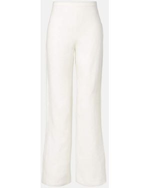 Faithfull the Brand Ilride High-Rise Linen Straight Pants - White