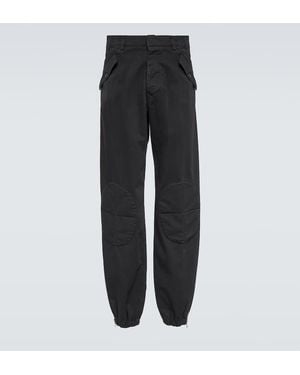 Winnie New York Knee-Pads Cotton Pants - Black