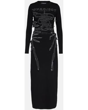 Y. Project Paris' Best Cotton Jersey Maxi Dress - Black