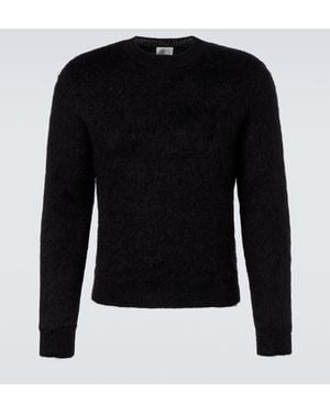 Saint Laurent Mohair And Wool-Blend Sweater - Black