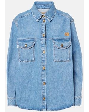 Blazé Milano Nariida Berber Denim Shirt - Blue
