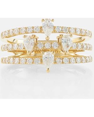 PERSÉE Hera 18Kt Ring With Diamonds - Metallic