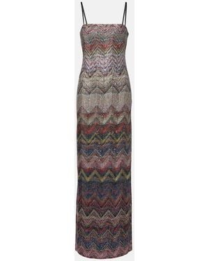 Missoni Zig Zag Embellished Maxi Dress - Multicolour