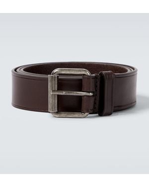 Dries Van Noten Leather Belt - Brown