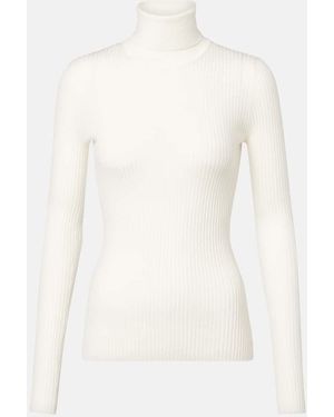 Gabriela Hearst Cashmere And Silk Turtleneck Sweater - White