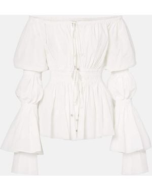Blumarine Cutout Top - White