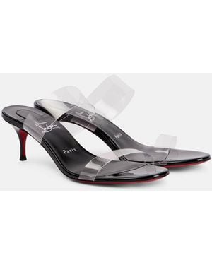 Christian Louboutin Just Nothing 55 Pvc Sandals - White