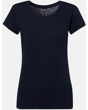 Velvet Odelia Cotton T-Shirt - Blue
