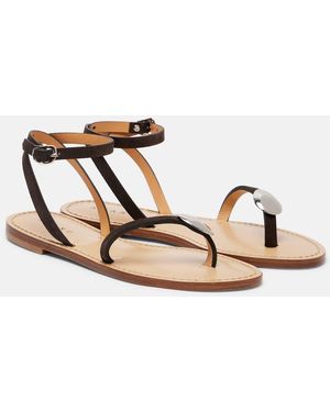 Amanu Senegal Leather Sandals - Brown