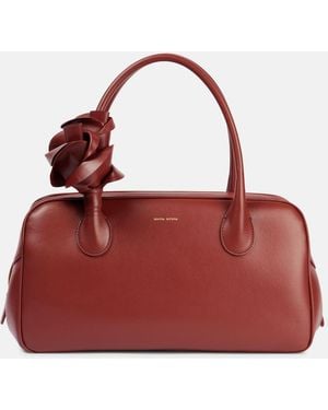 Magda Butrym Brigitte Medium Leather Tote Bag - Red