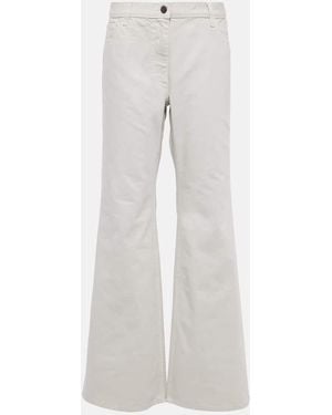 Magda Butrym High-Rise Flared Jeans - Grey