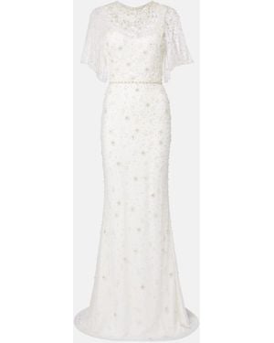 Jenny Packham Bridal Sylvia Embellished Gown - White
