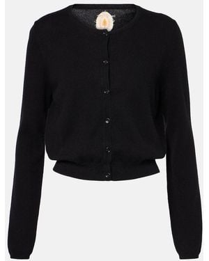 Jardin Des Orangers Cotton And Cashmere Cardigan - Black