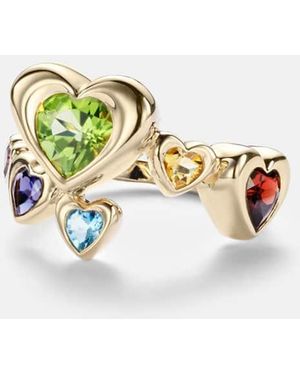 Roxanne First 14Kt Ring With Sapphires - White