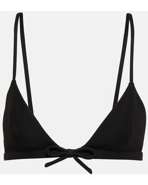 Valentino Wool And Silk Bralette - Black