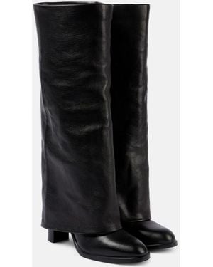 See By Chloé Melia Leather Over-The-Knee Boots - Black