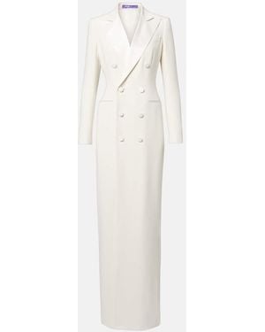 Ralph Lauren Kristian Silk Cady Gown - White