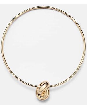 Jennifer Fisher Thin Knot 10Kt Choker - Metallic