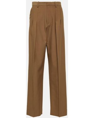 Victoria Beckham High-Rise Straight Pants - Brown