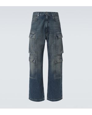Rick Owens Hollywood Cargo Jeans - Blue