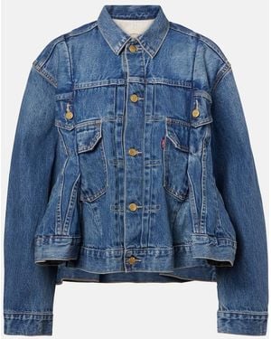 Sacai X Levi's Denim Jacket - Blue